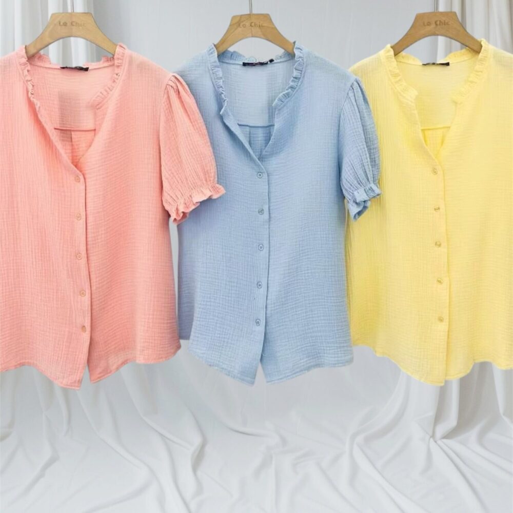 Blusa muselina (3 colores) - Imagen 3