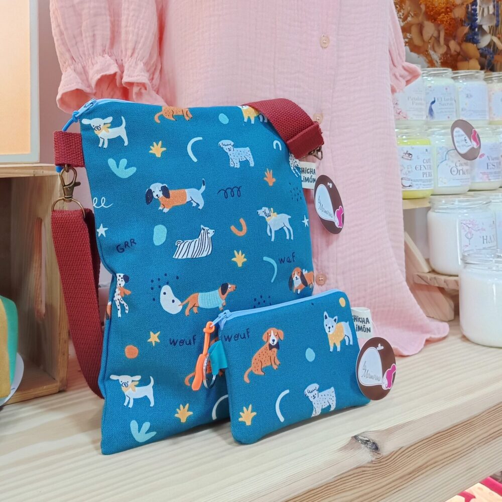 Bolso bandolera Perritos
