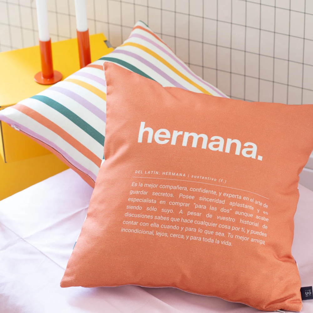 Funda Cojín "Hermana"