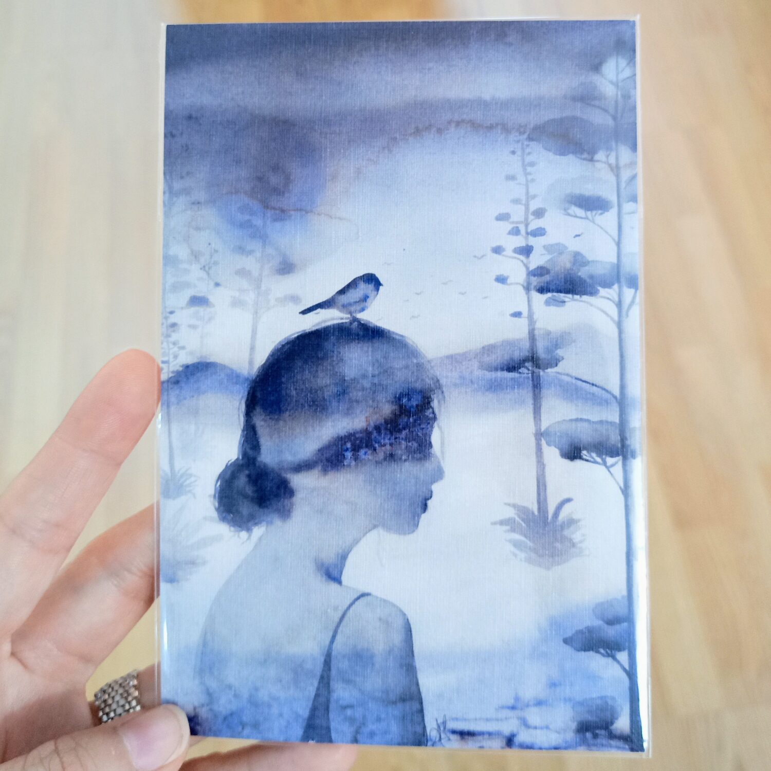 Postal Hilo invisible