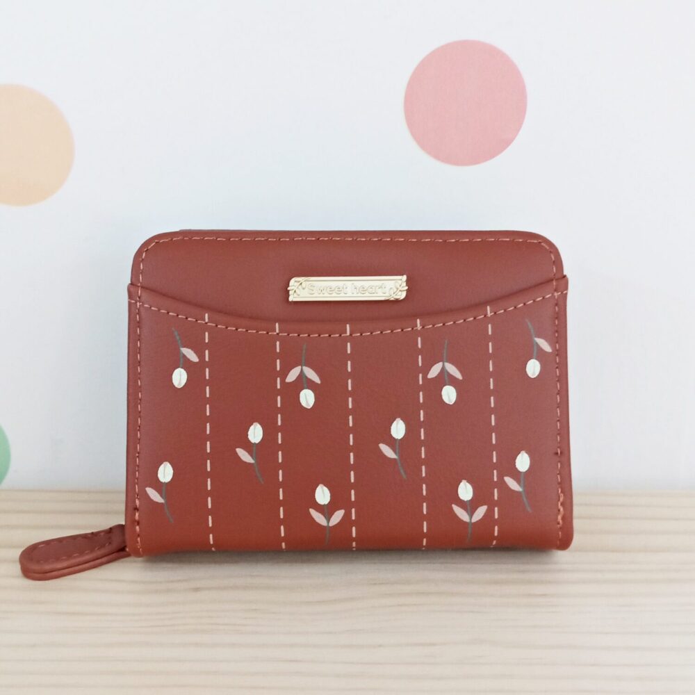Cartera pequeña "Provenza" teja