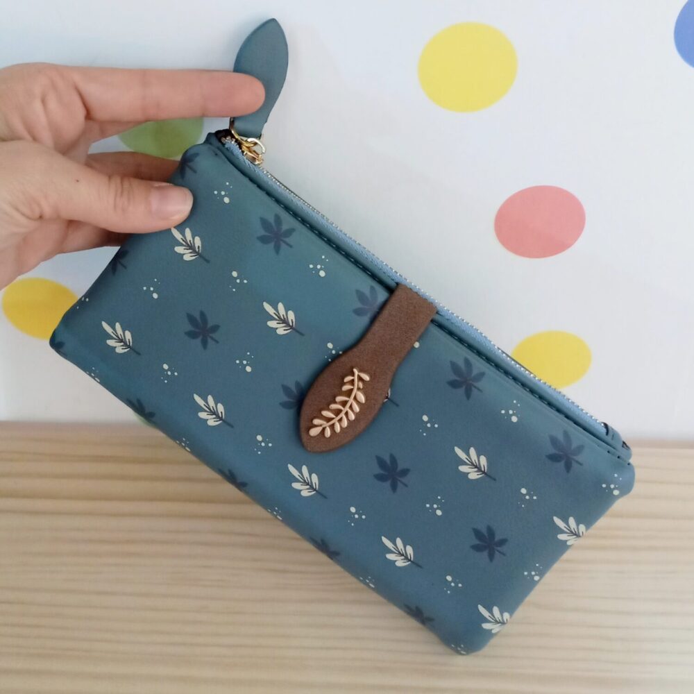 Cartera grande "Toscana" azul