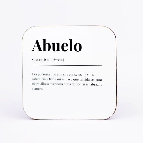 Posavasos Abuelo