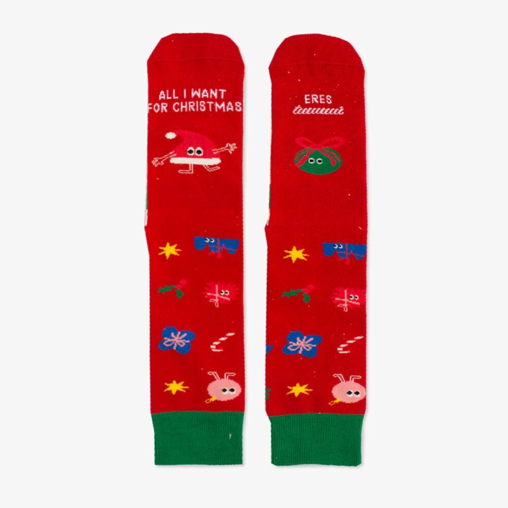 Calcetines "All I want for Christmas eres tú"