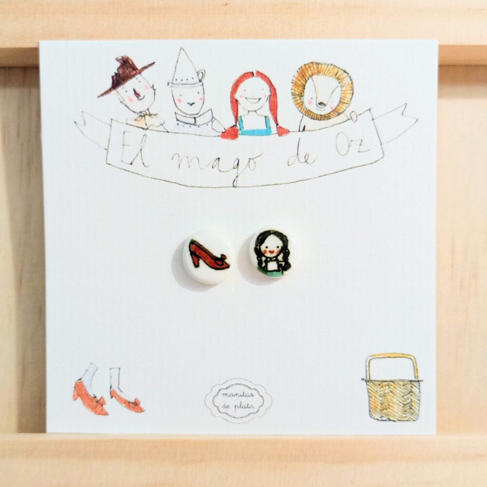 Pendientes lenteja El mago de Oz