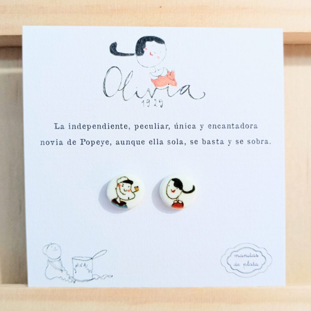 Pendientes lenteja Olivia
