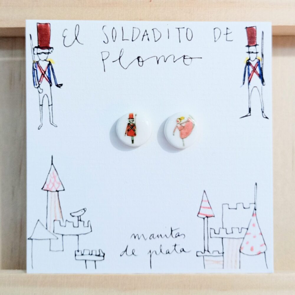 Pendientes lenteja El soldadito de plomo