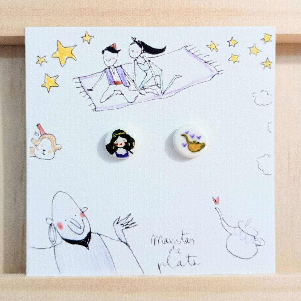 Pendientes lenteja Aladín