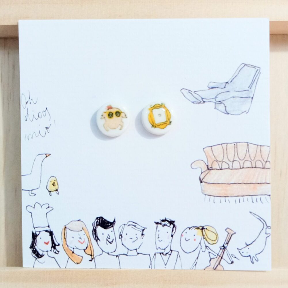 Pendientes lenteja Friends
