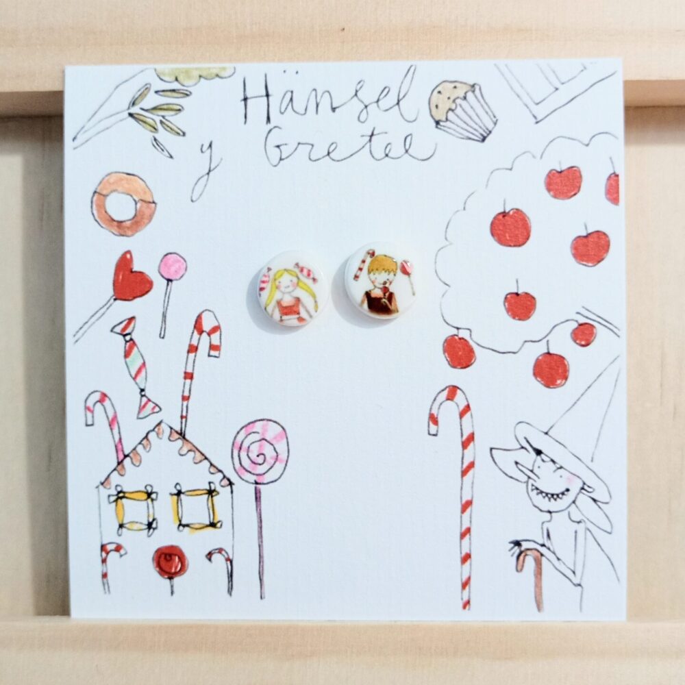 Pendientes lenteja Hansel y Gretel