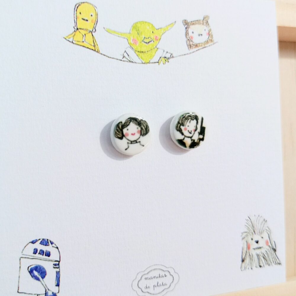 Pendientes lenteja Star Wars
