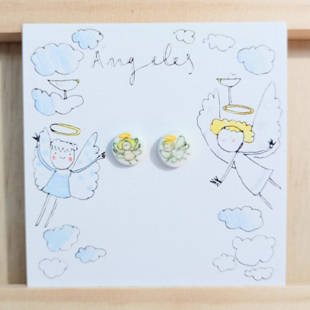 Pendientes lenteja Angelitos