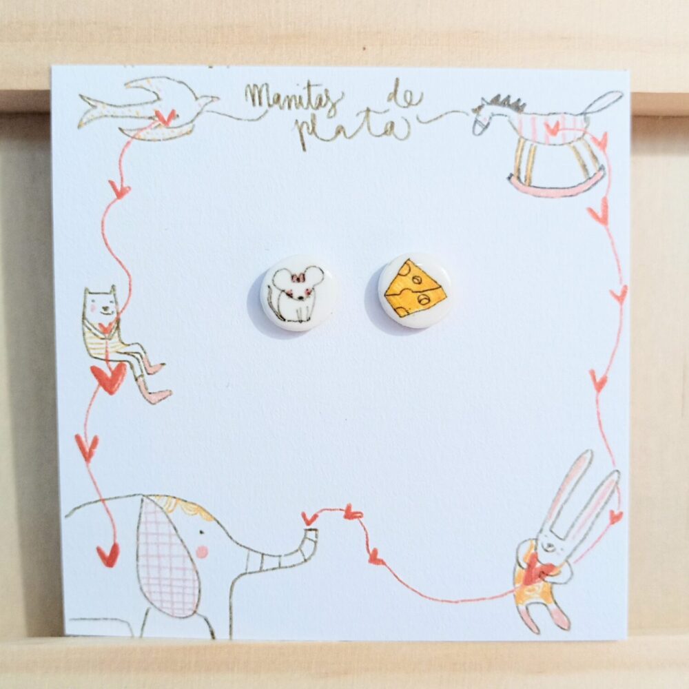 Pendientes lenteja Ratoncito