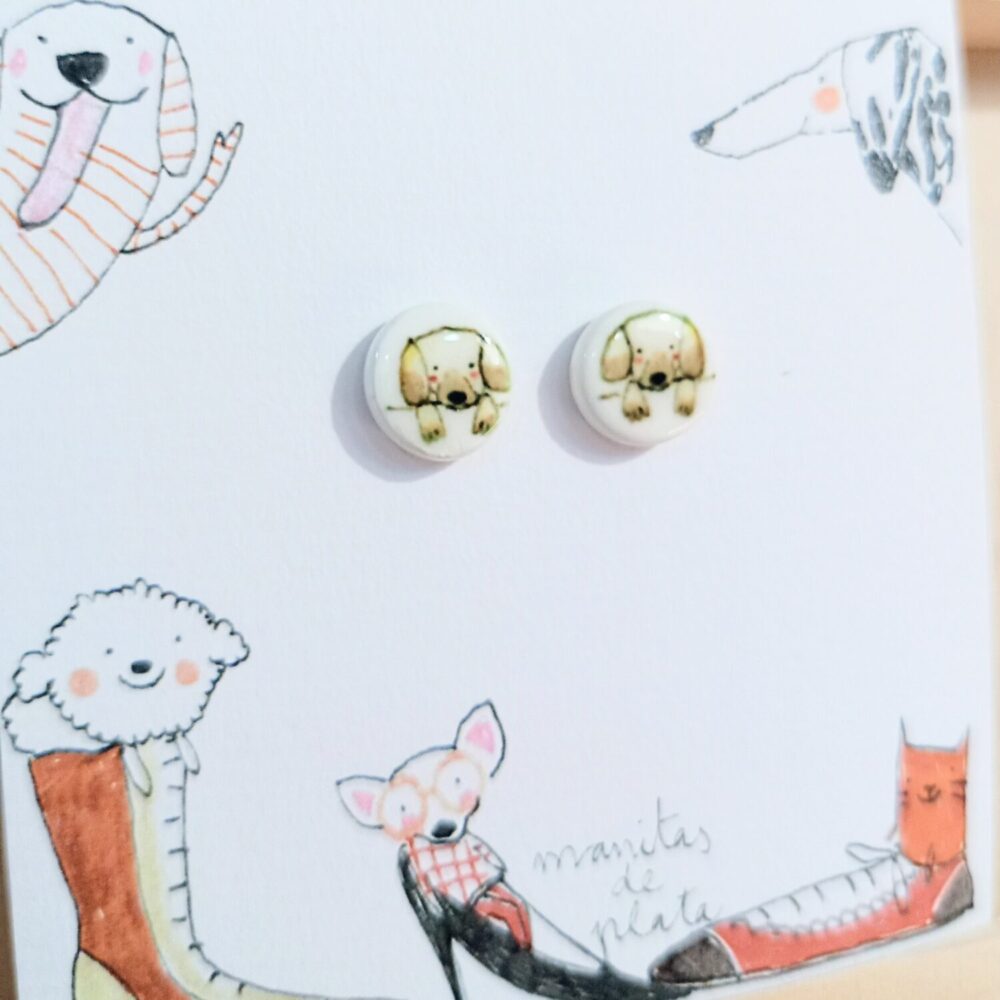 Pendientes lenteja Cachorros