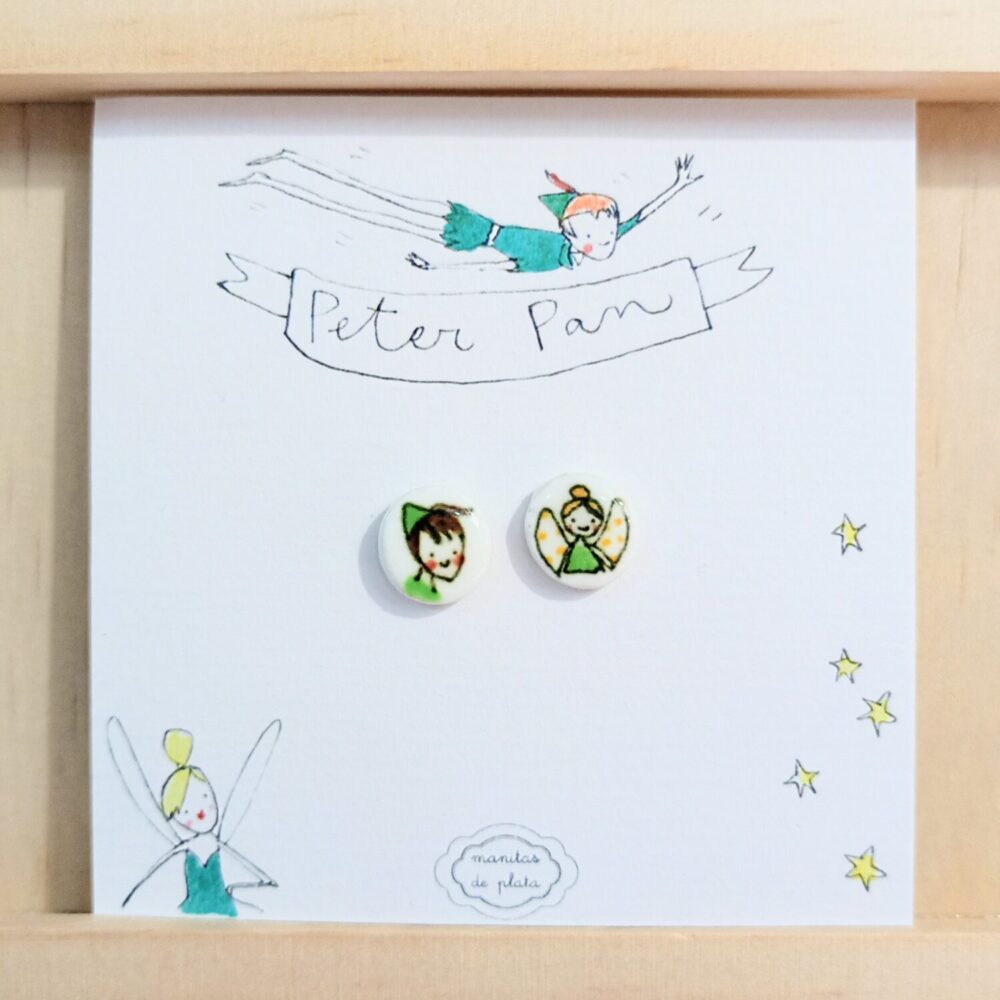 Pendientes lenteja Peter Pan