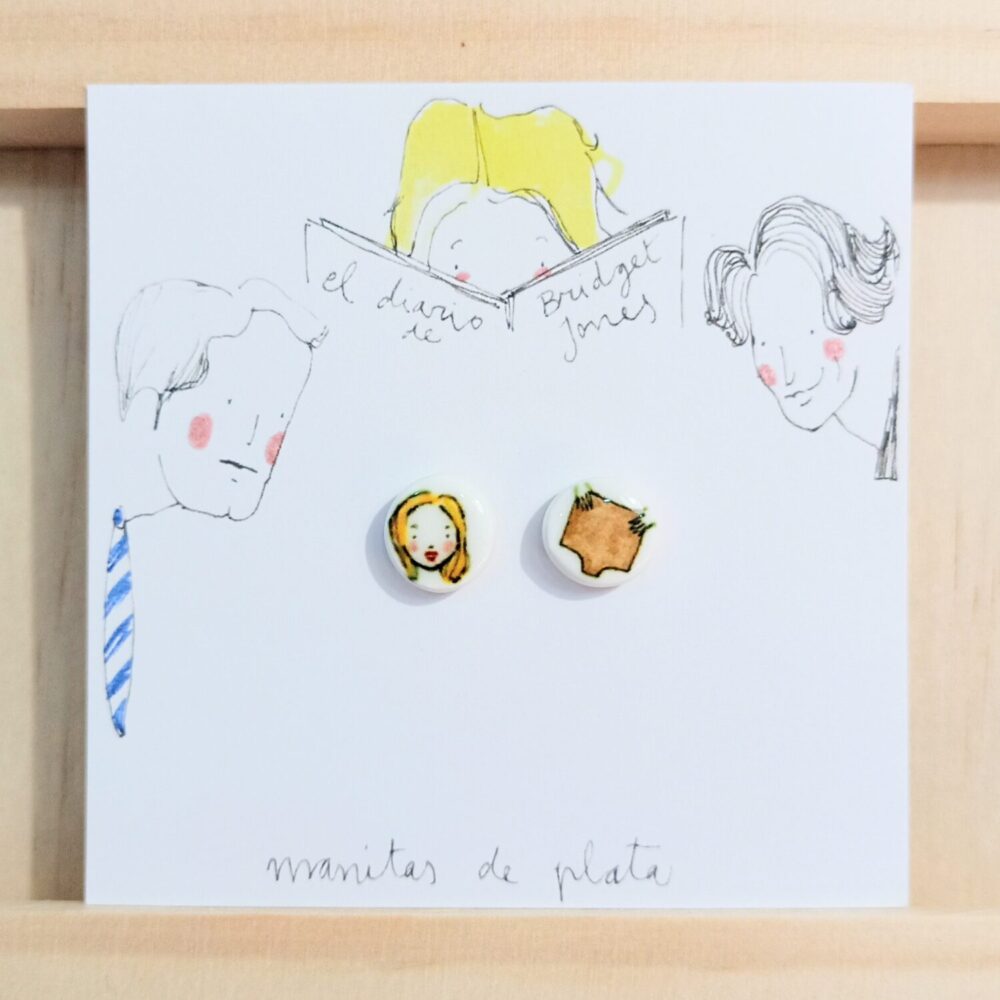 Pendientes lenteja El diario de Bridget Jones