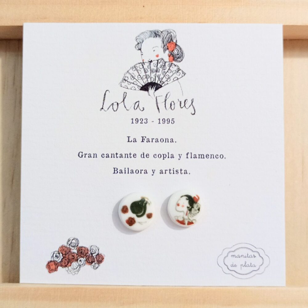 Pendientes lenteja Lola Flores