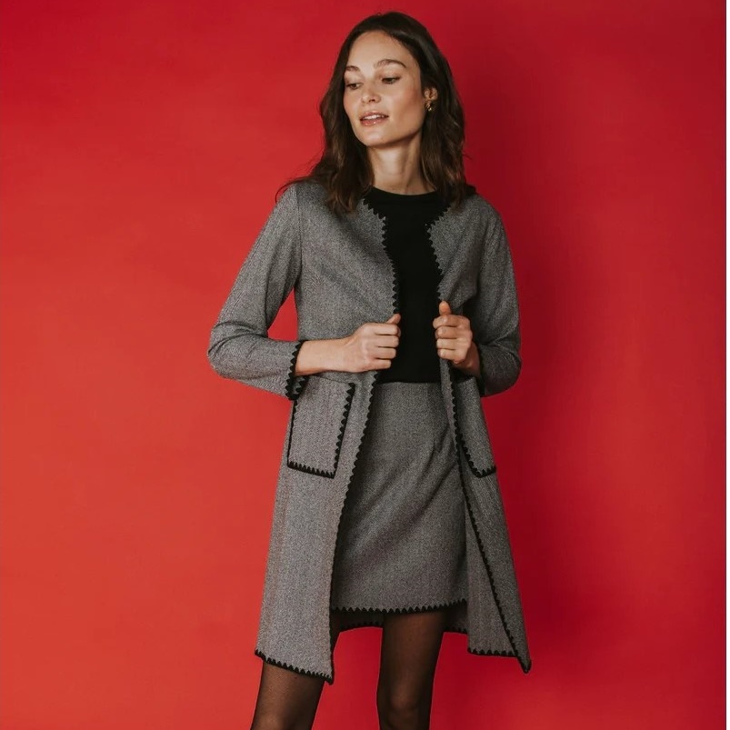 Abrigo Catherine gris