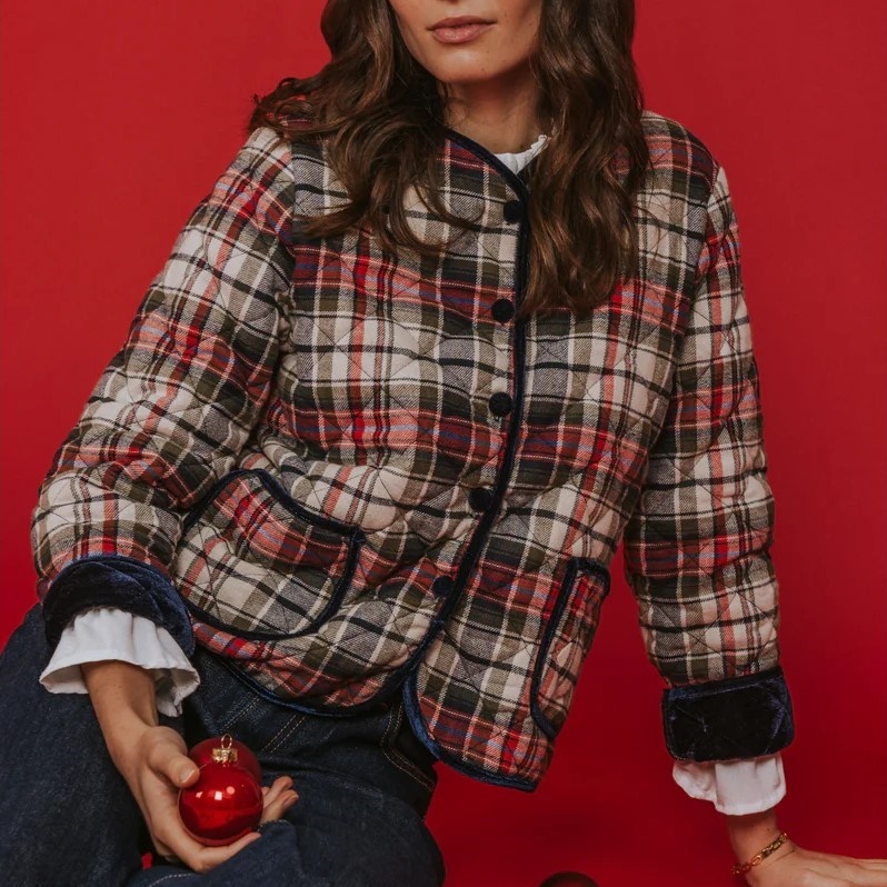 Chaqueta Daniela cuadros escoceses