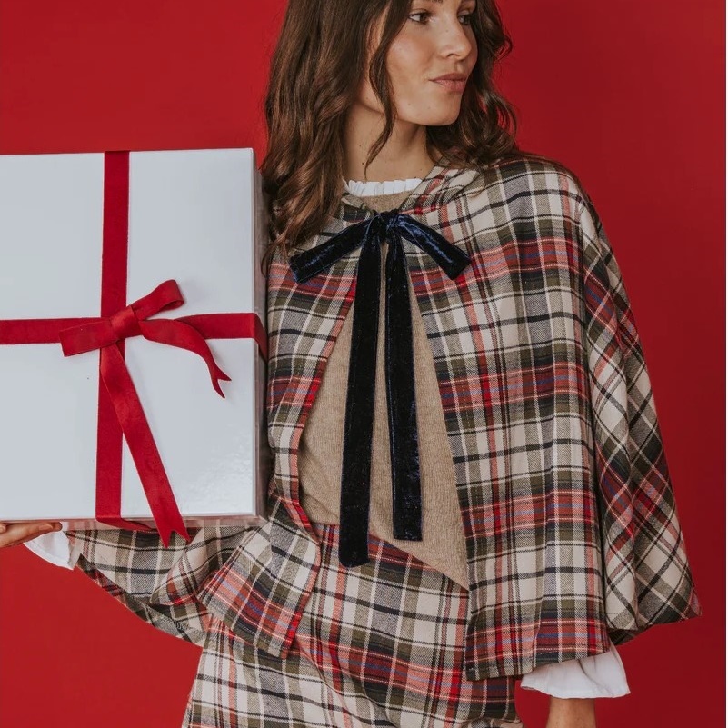 Capa Charlotte cuadros escoceses