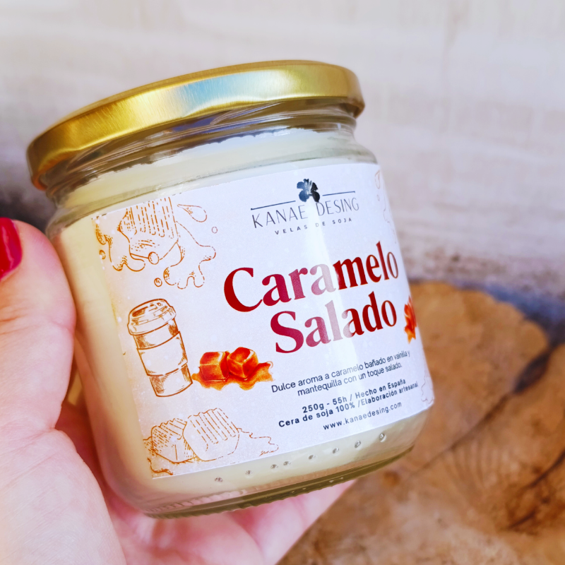 Alternative view of Vela aromática 260g y 150g "Caramelo salado"