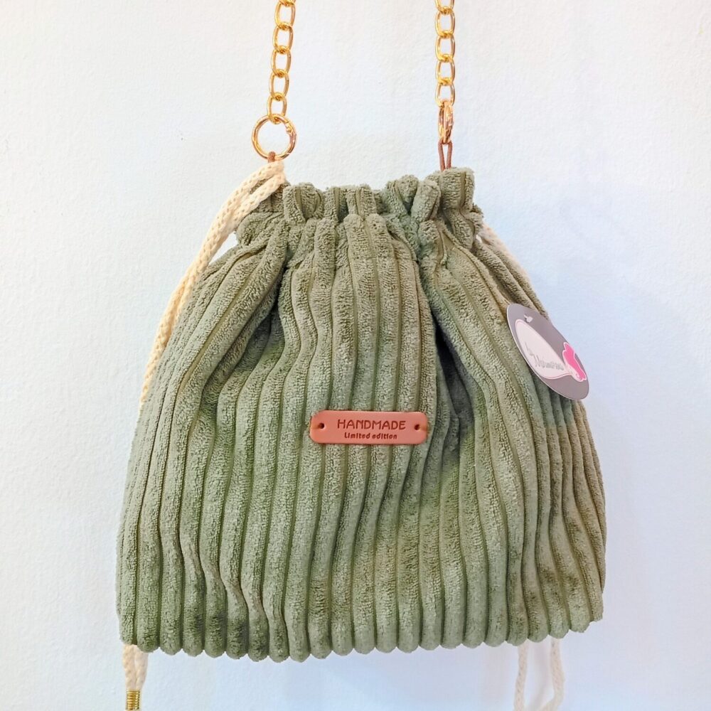 Bombonera pana (verde)