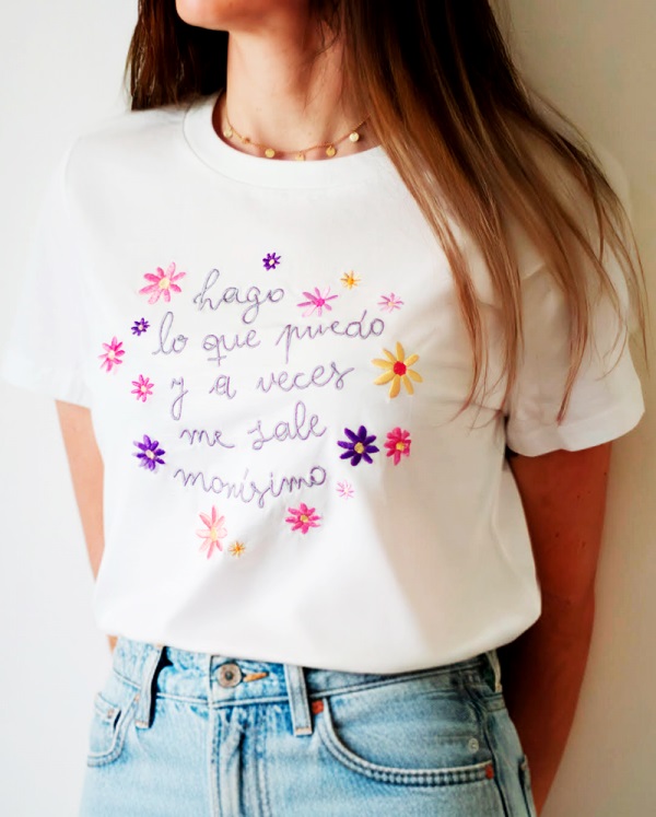 Alternative view of Camiseta Hago lo que puedo y a veces me sale monísimo ♡