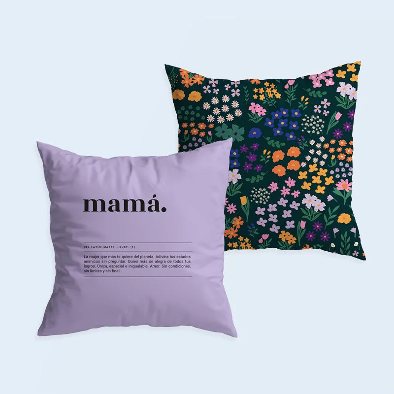 Funda cojín "Mamá"