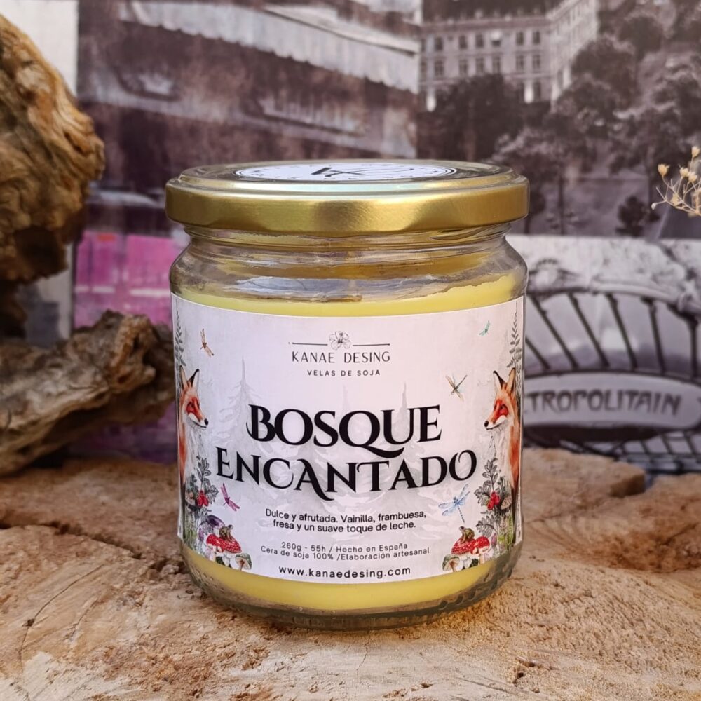 Vela 260g y 150g "Bosque Encantado"