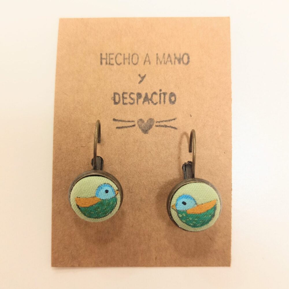 Pendientes Pajaritos (Verde)