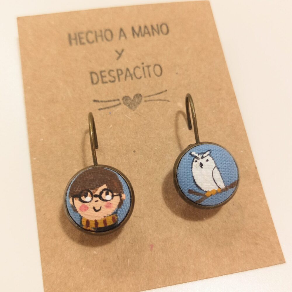 Pendientes Harry Potter (azul)