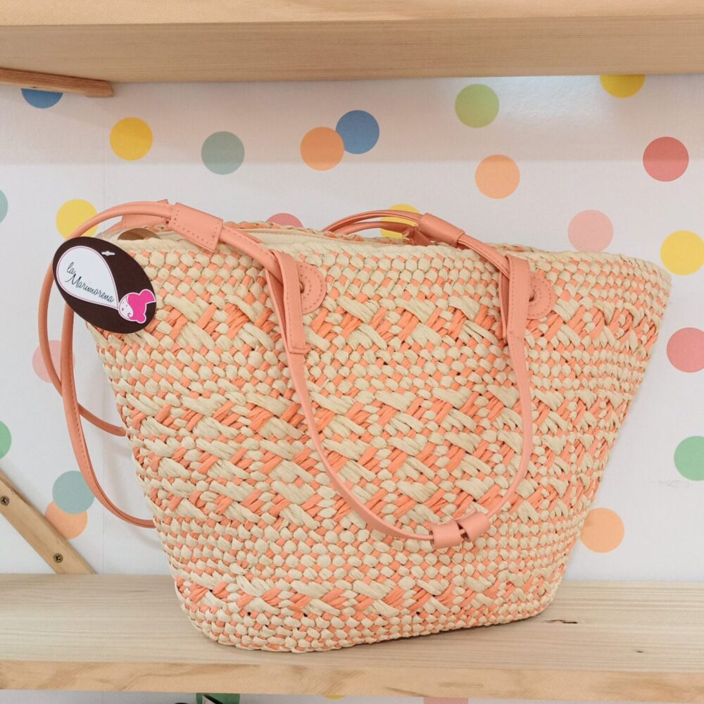 Bolso capazo (salmón)