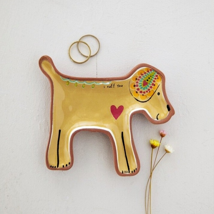 Cuenco perrito marrón