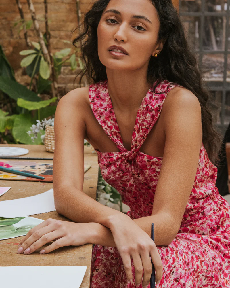 Alternative view of Top Noelia amapola rosa