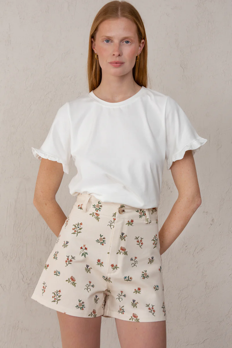 Short Gala flores silvestres - Imagen 2