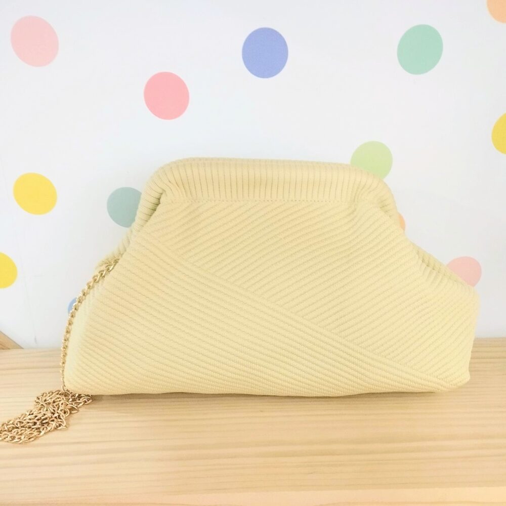 Bolso clutch Formentera amarillo