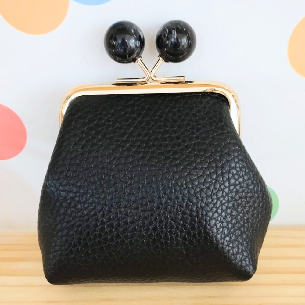 Monedero clip (negro)