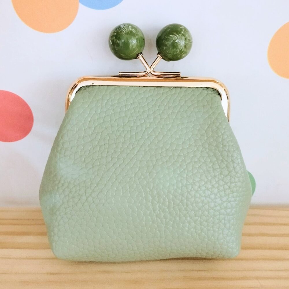 Monedero clip (menta)