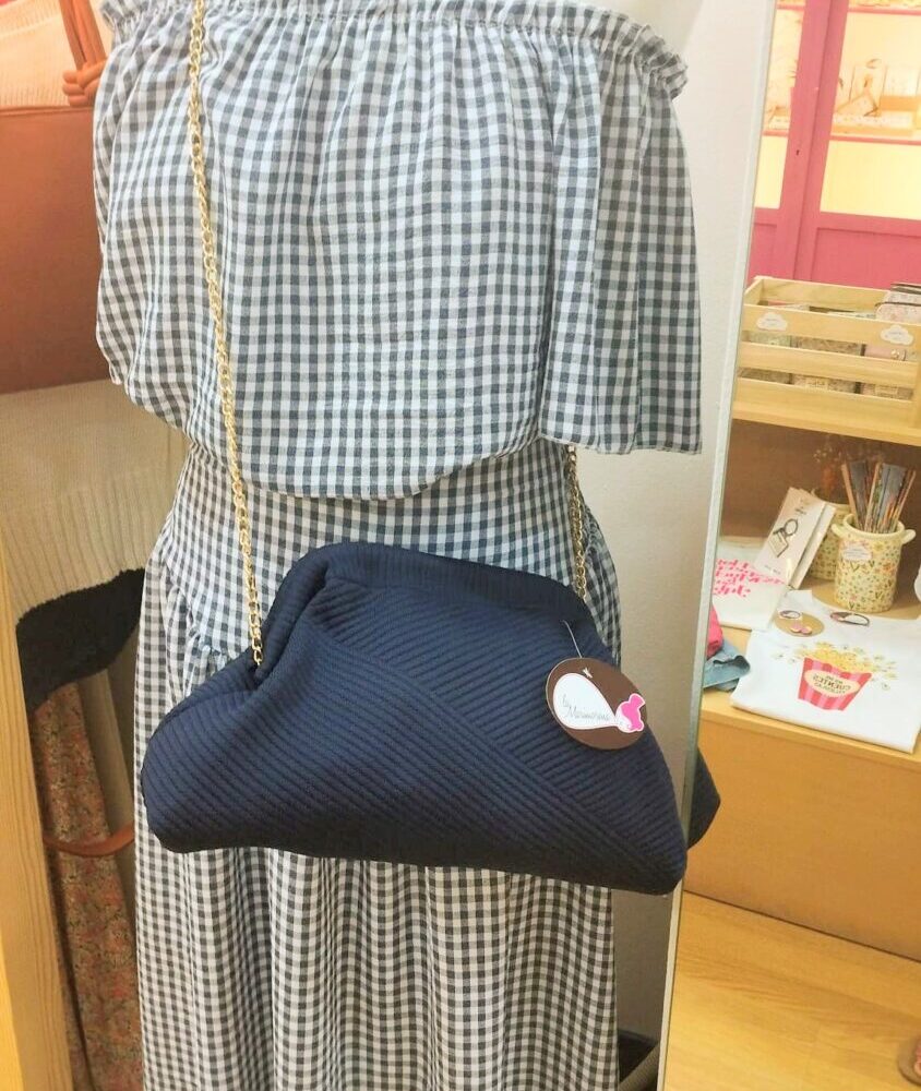 Alternative view of Bolso clutch Formentera azul