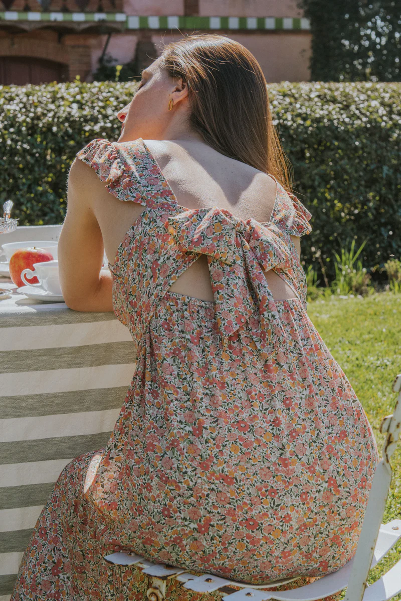 Vestido Lucía flores Liberty - Imagen 8