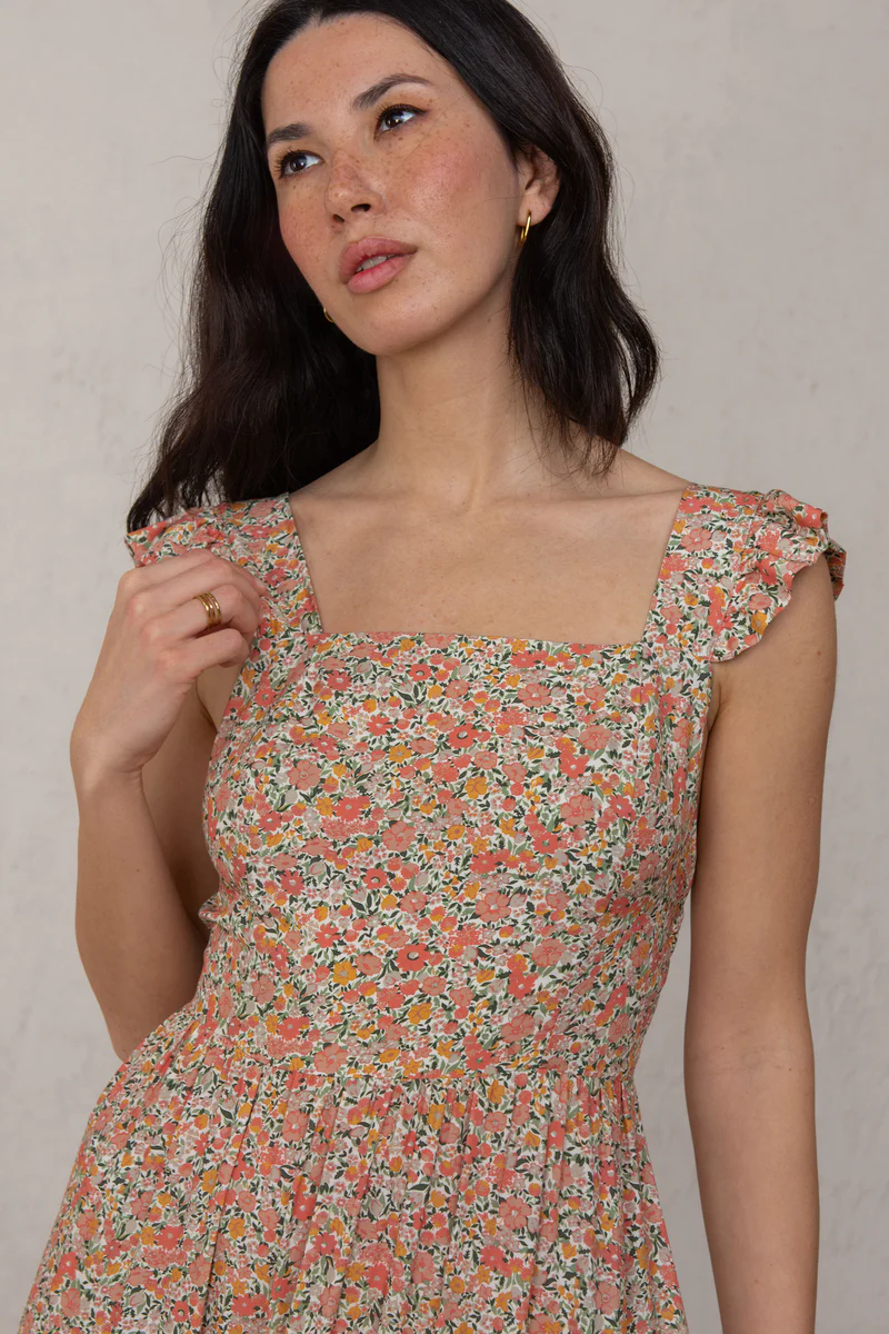 Vestido Lucía flores Liberty - Imagen 6