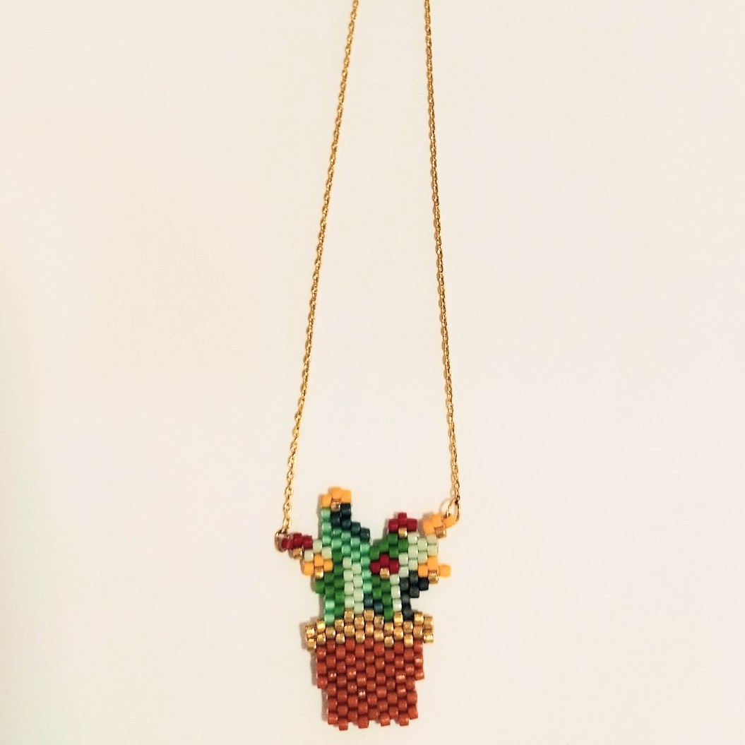 Colgante cactus delica Miyuki
