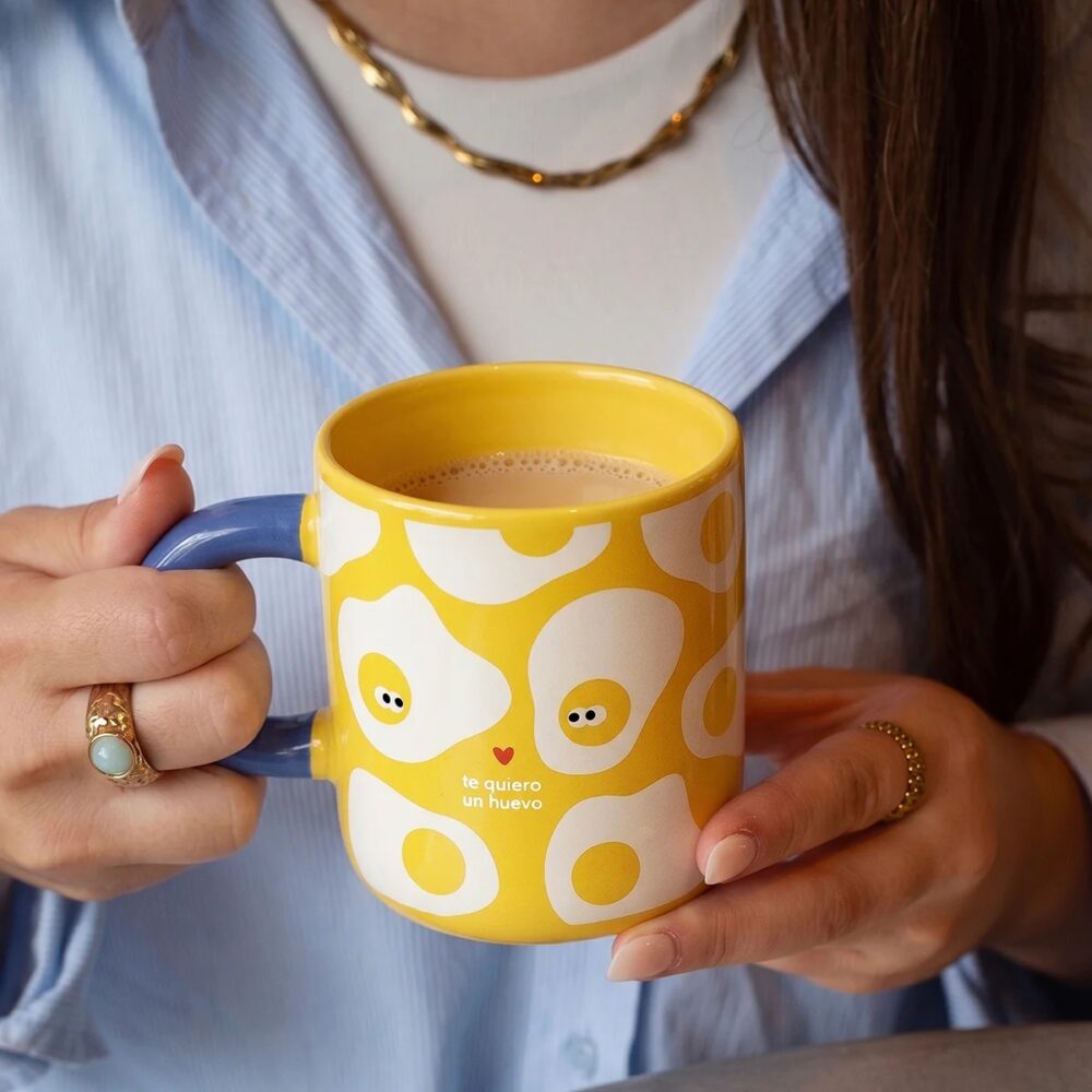 Taza "Te quiero un huevo"