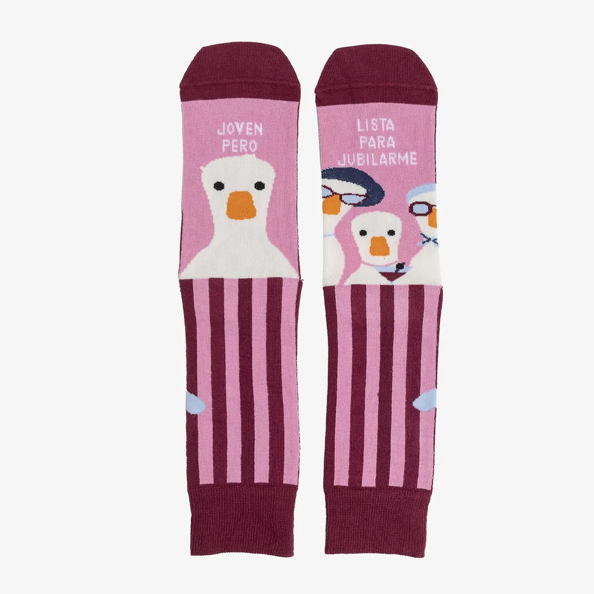 Calcetines "Joven, pero lista para jubilarme" ♡ - Imagen 2