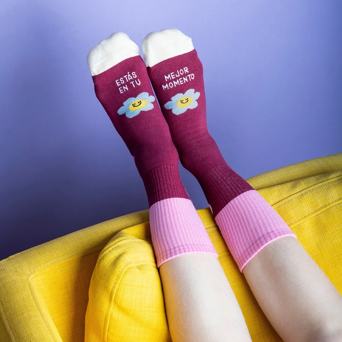 Calcetines "Estás en tu mejor momento" ♡ - Imagen 4