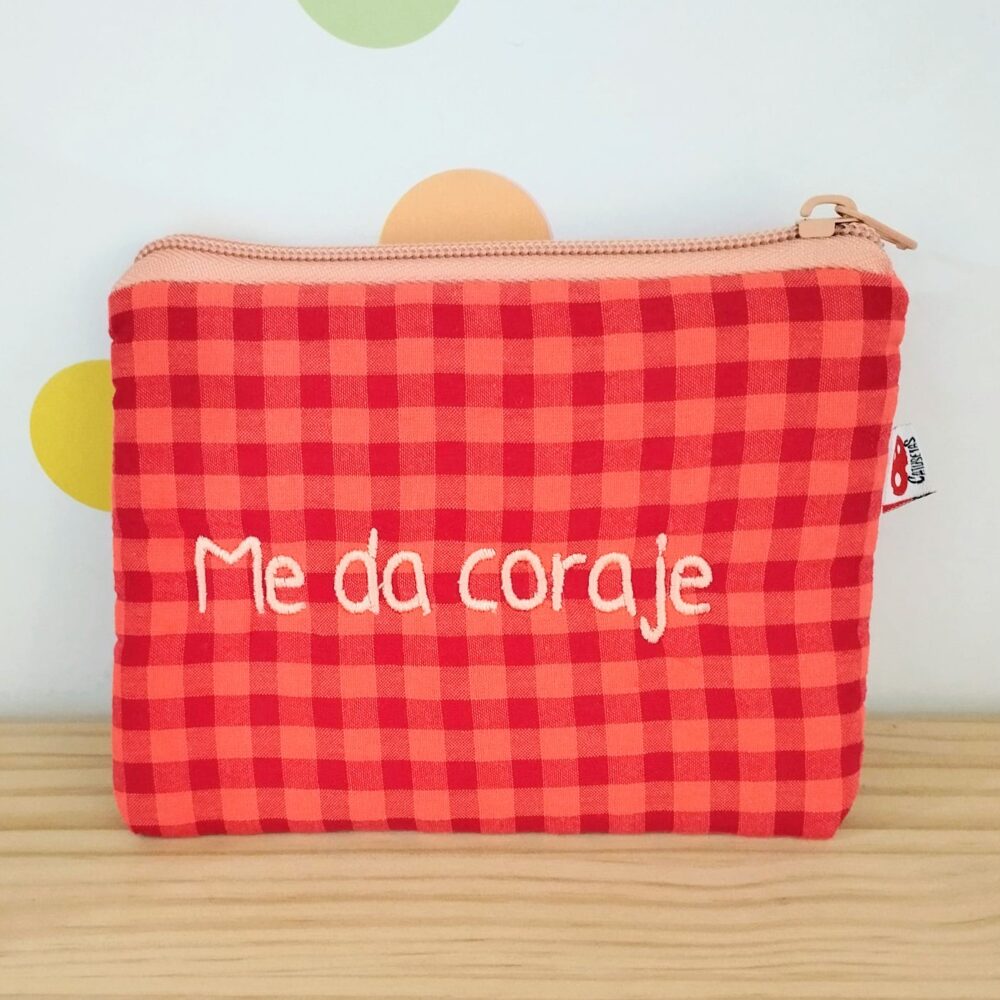 Alternative view of Monedero "Me da coraje" (rojo/naranja)