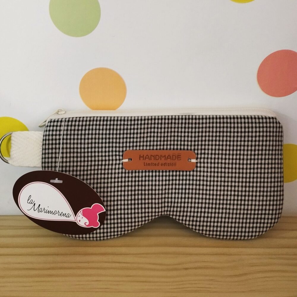Funda gafas (cuadritos blanco y negro)