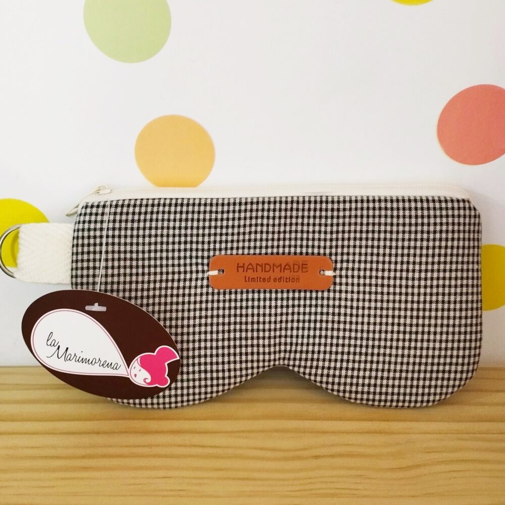 Funda gafas (cuadritos blanco y negro)