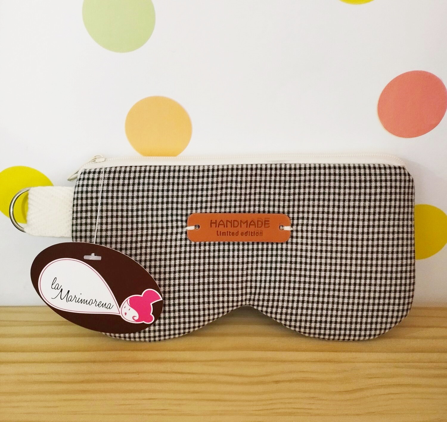 Funda gafas (cuadritos blanco y negro)