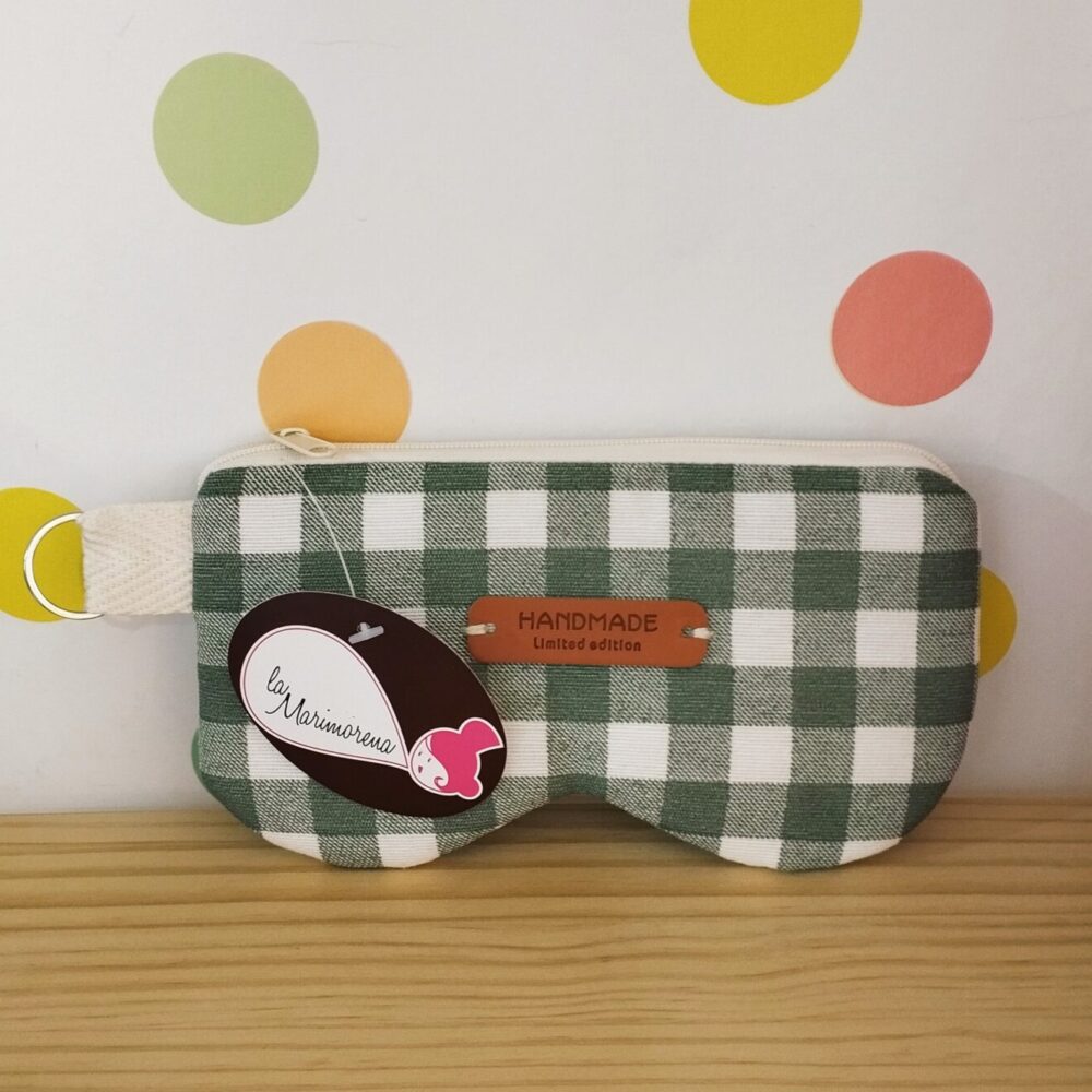 Funda gafas (vichy verde)